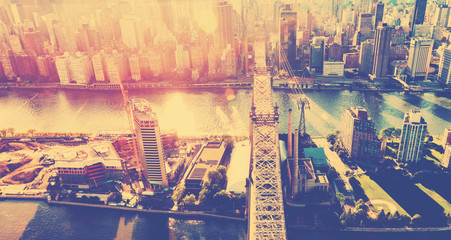 Queensboro Bridge over the East River in New York City