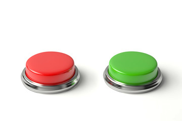 Red and green buttons