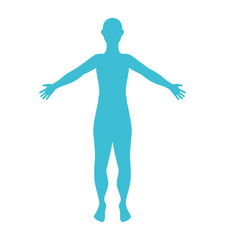 man male silhouette isolated icon