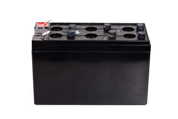 Open Sealed  battery isolated on white background