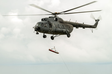 Helicopter rescue  peoples