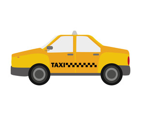 Obraz na płótnie Canvas taxi car service public icon