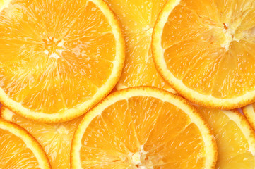 Orange slices background