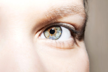 Beautiful insightful look woman's eyes