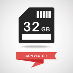 camera SD card icon