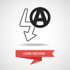 camera auto flash mode icon