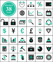 Finance icons