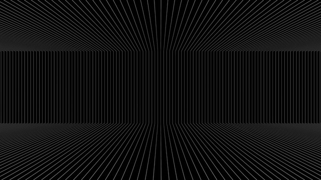 white line with black background in perspective