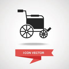 Fototapeta na wymiar Wheelchair icon