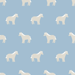 seamless horse pattern