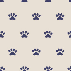 seamless paw pattern