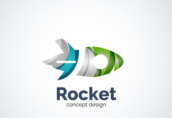 Rocket logo template