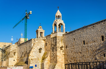 The Church of the Nativity in Bethlehem, Palestine