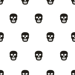 seamless skull  pattern