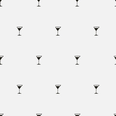 seamless cocktail pattern