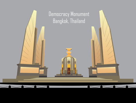 Democracy Monument Of Thailand