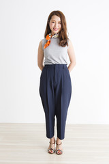 女性のポートレート