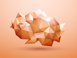 Abstract low-poly background.