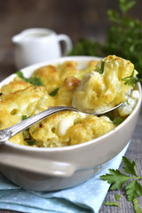 Cauliflower casserole.