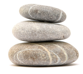 Fototapeta na wymiar balancing pebble stones