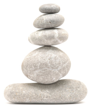 balancing stone tower