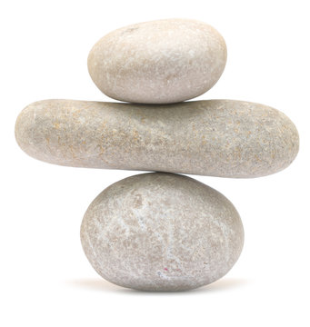 balancing stone tower