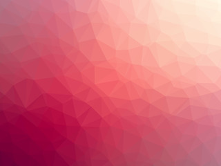 Abstract pink gradient low polygon shaped background - obrazy, fototapety, plakaty