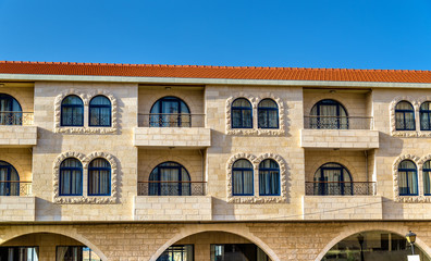 Fototapeta na wymiar Buildings in the city centre of Bethlehem