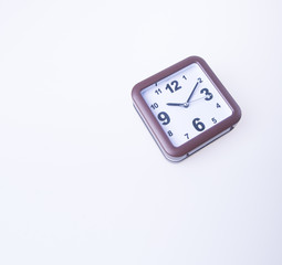 alarm clock. alarm clock on background. alarm clock on the backg