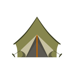 Khaki Tarpauline Camping Tent