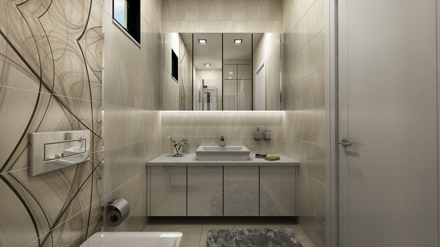 BETHROOM DESIGN AND 3D RENDER