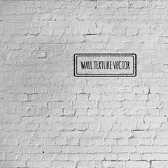 Fototapeta premium Vector Grunge brick wall texture