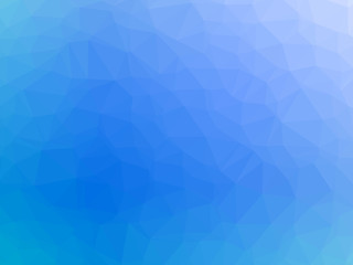 Obraz premium Turquoise blue abstract gradient polygon shaped background