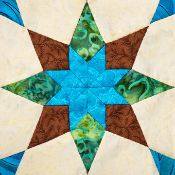 Detail of the quilt