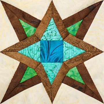 Detail of the quilt