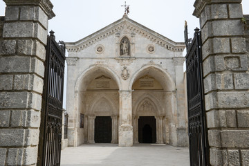 St Michael basilica at Monte Sant'Angelo on Puglia