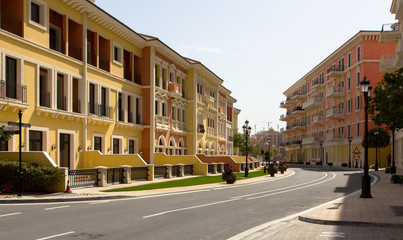 Obraz premium Qanat Quartier, The Pearl, Qatar, Doha