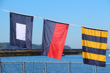 Drapeaux du code international maritime