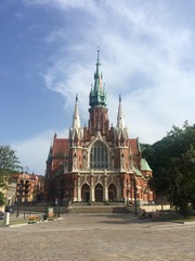 Obraz premium Catholic church in Krakow