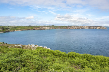 Fototapeta na wymiar crozon peninsula in Brittany