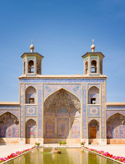 Fototapeta na wymiar Nasir al-Mulk Mosque in Shiraz, Iran
