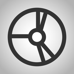 Obraz premium disk icon