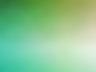Abstract gradient green colored blurred background