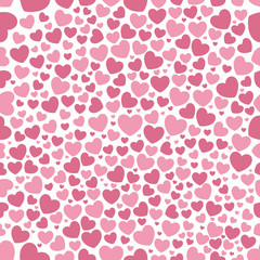 valentine pattern red small heart