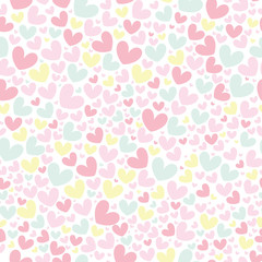 valentine pattern red small heart