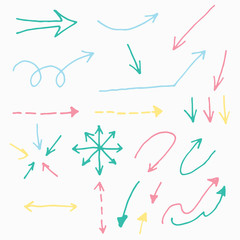 Doodle Arrow Marker set