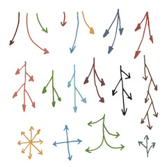 Doodle Arrow Marker set