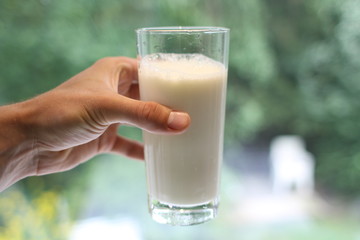 Glas of milk