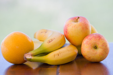 variety of fruits