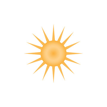 Sun. Weather forecast icon